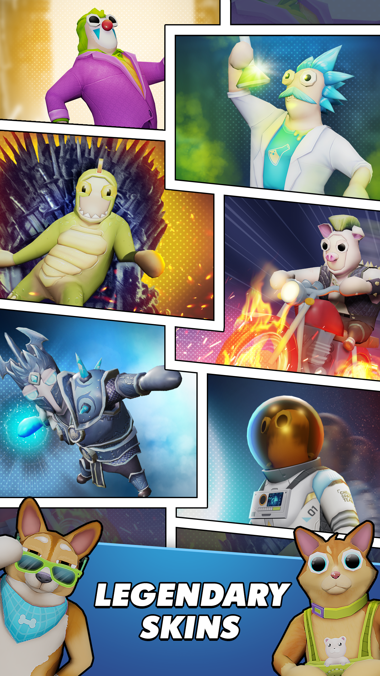 اسکرین شات 6 بازی Gang Battle Party: Animals 3D