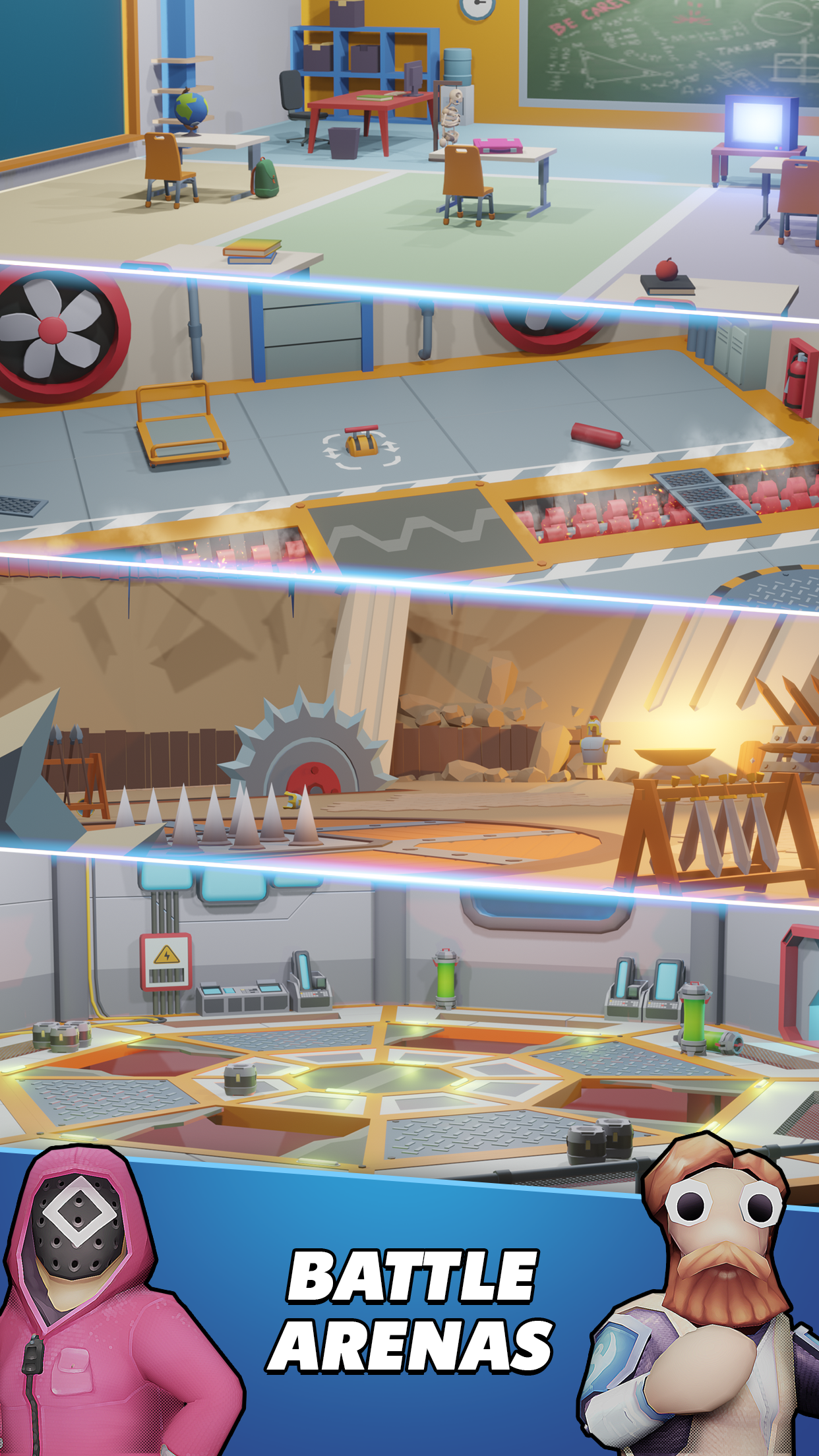 اسکرین شات 5 بازی Gang Battle Party: Animals 3D