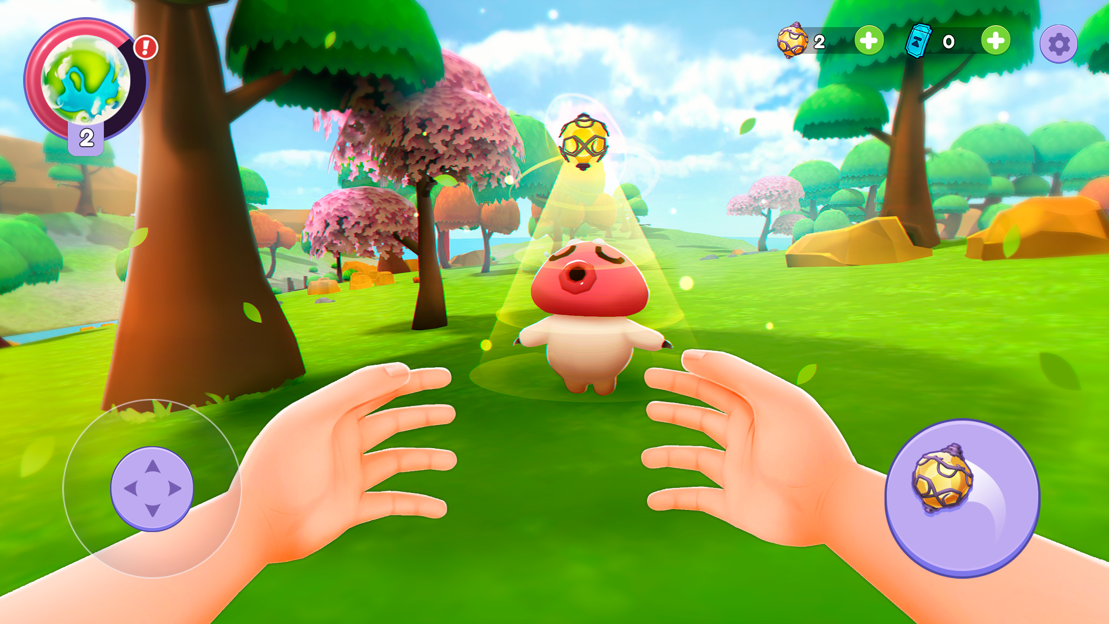 اسکرین شات 1 بازی Monster World: Catch and care