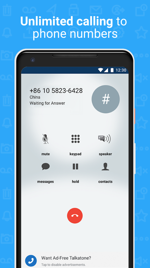 اسکرین شات 6 برنامه Talkatone: Texting & Calling