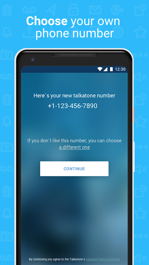 اسکرین شات 7 برنامه Talkatone: Texting & Calling