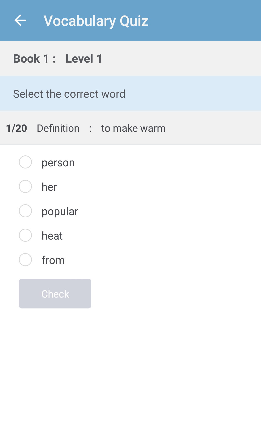 اسکرین شات 6 برنامه English Vocabulary