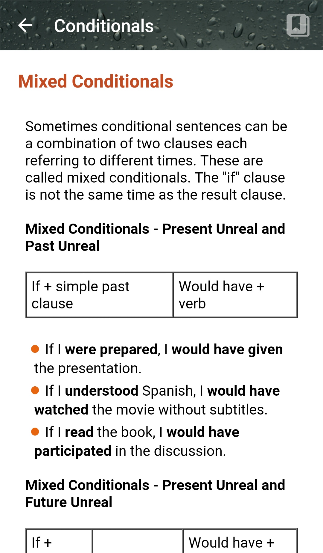 اسکرین شات 5 برنامه English Grammar Book