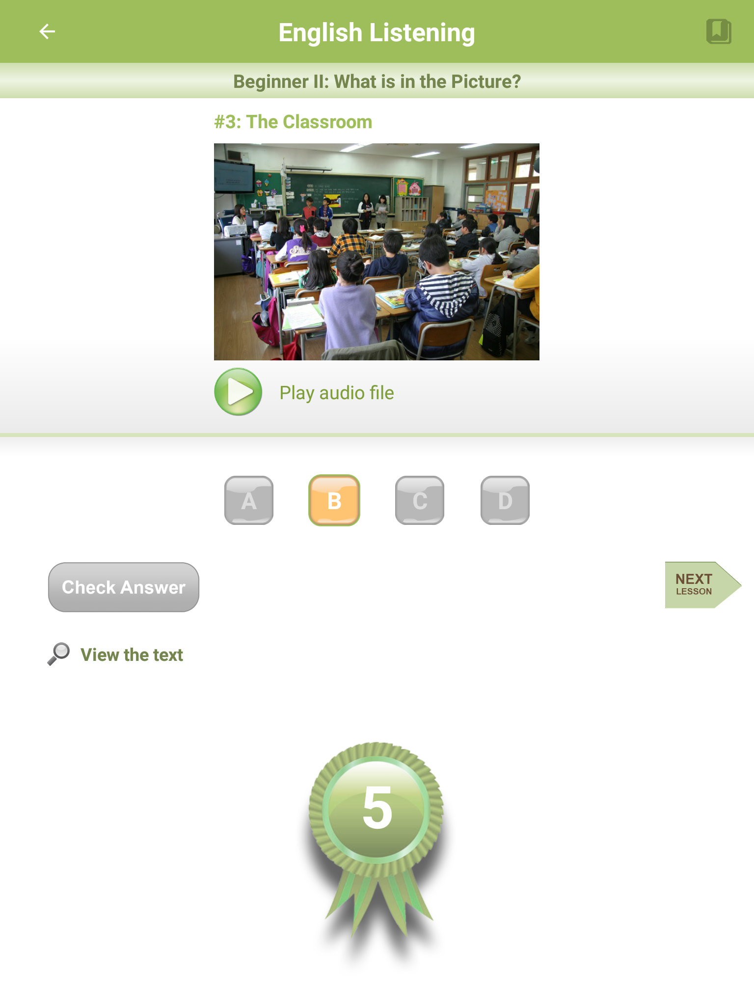 اسکرین شات 4 برنامه English Listening