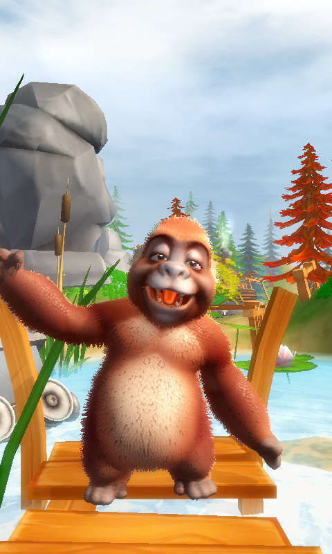 اسکرین شات 1 بازی My Talking Gorilla