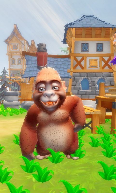 اسکرین شات 2 بازی My Talking Gorilla