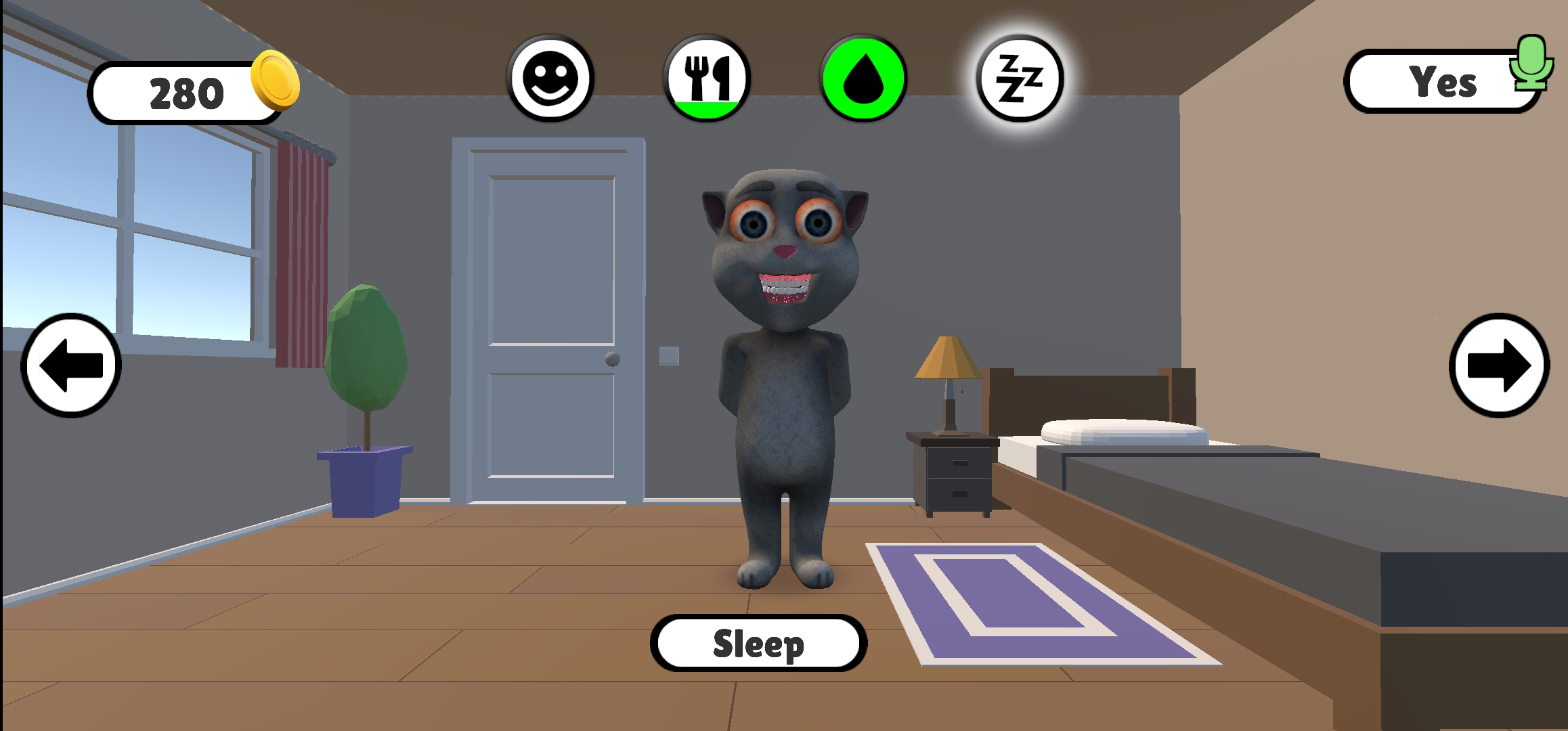 اسکرین شات 6 بازی Talking Jack – Virtual Pet Cat