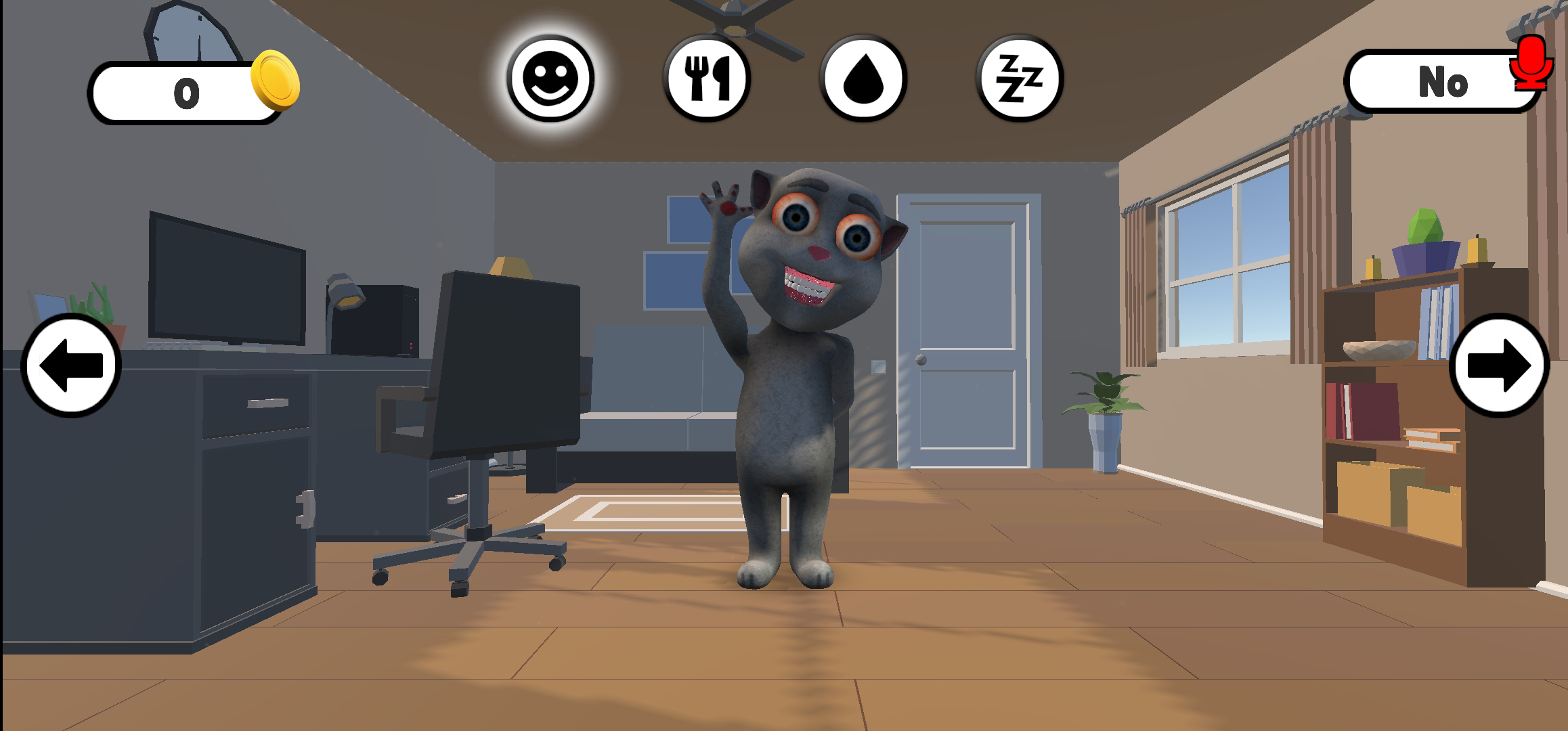 اسکرین شات 2 بازی Talking Jack – Virtual Pet Cat