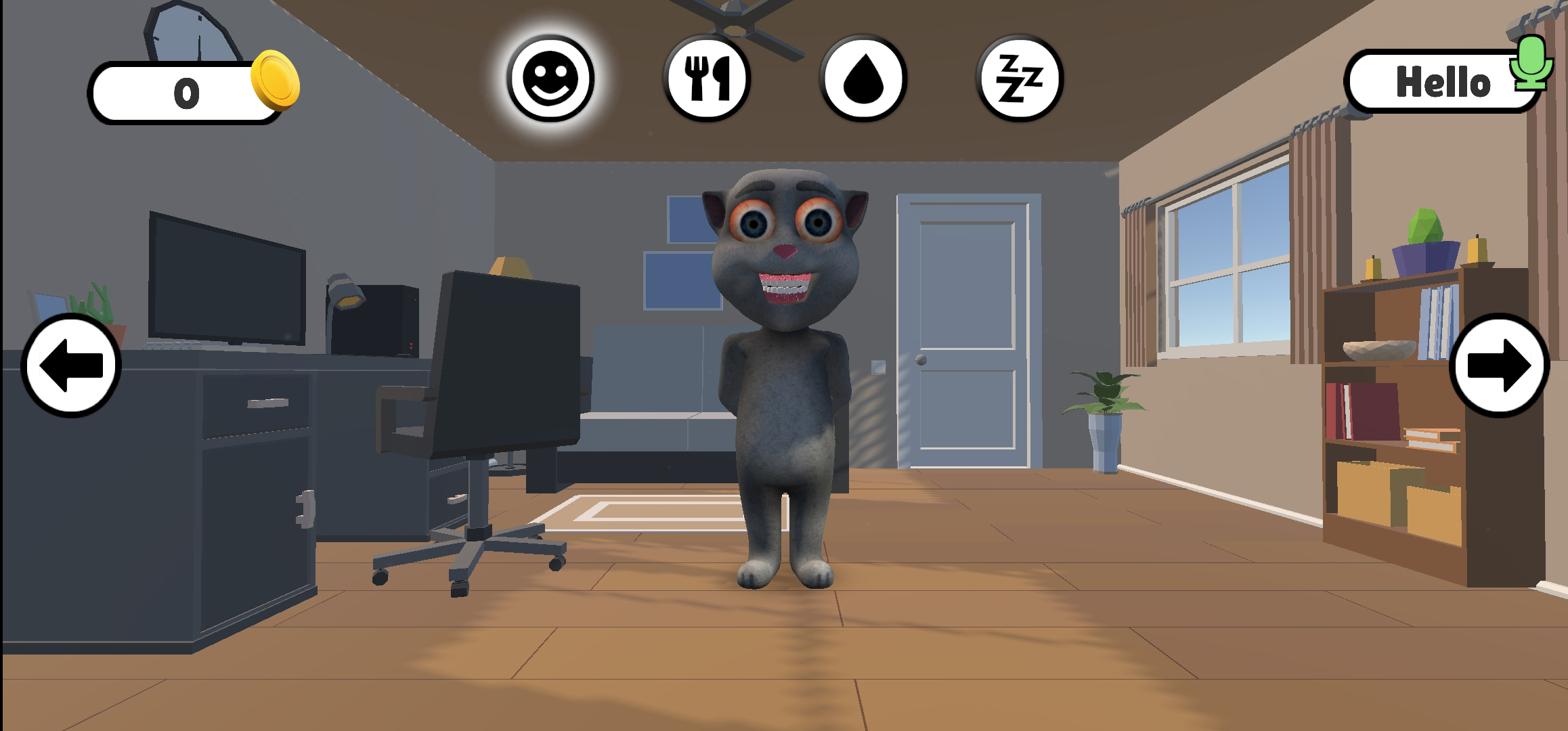اسکرین شات 1 بازی Talking Jack – Virtual Pet Cat