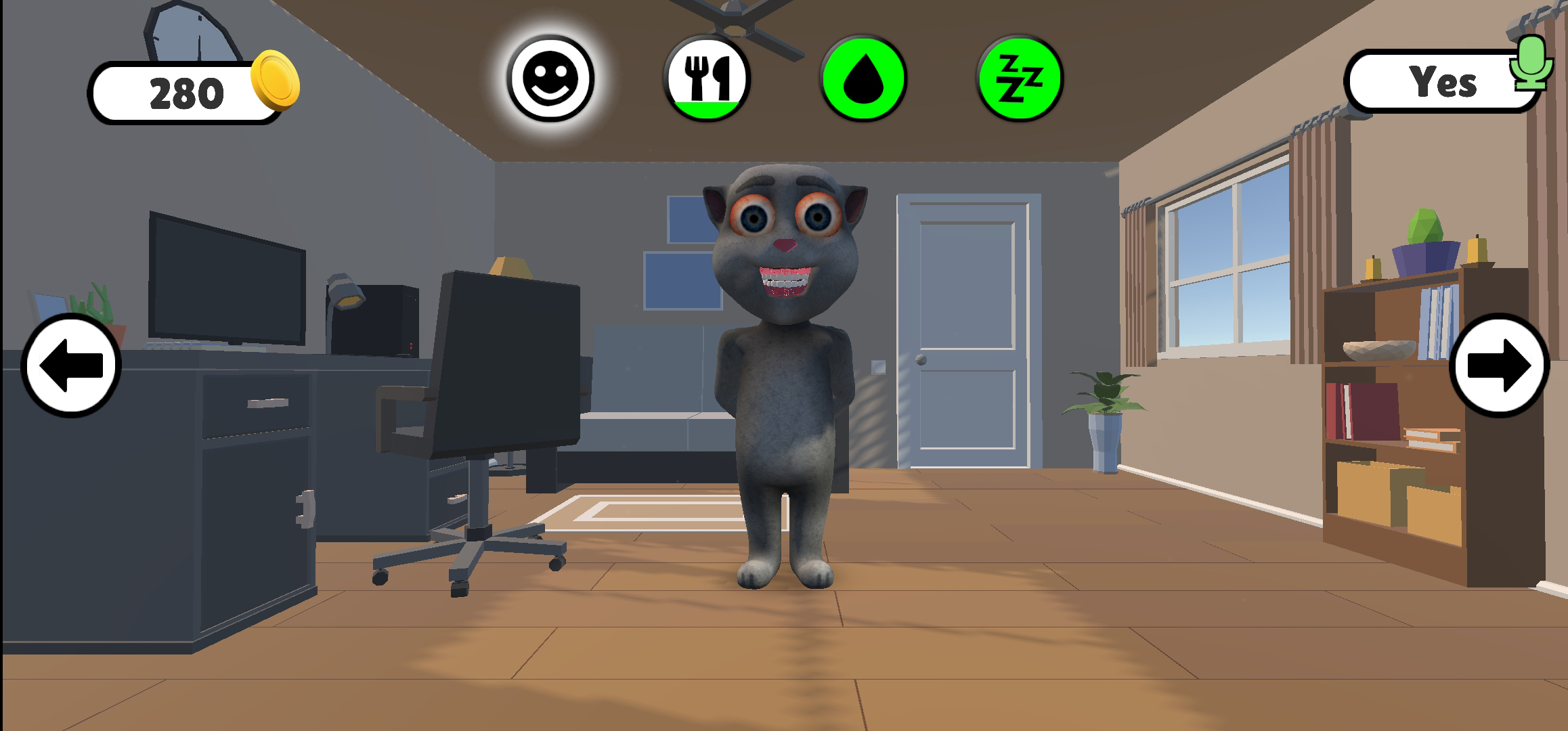 اسکرین شات 8 بازی Talking Jack – Virtual Pet Cat