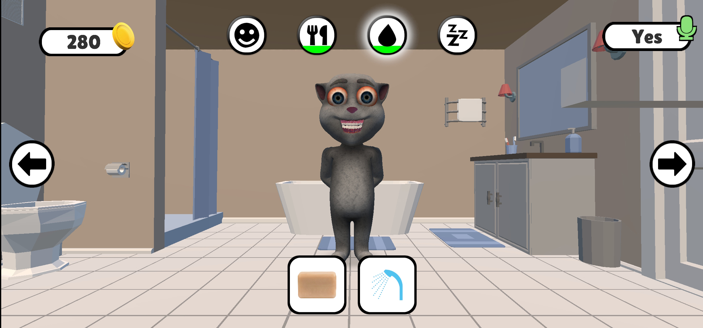اسکرین شات 5 بازی Talking Jack – Virtual Pet Cat