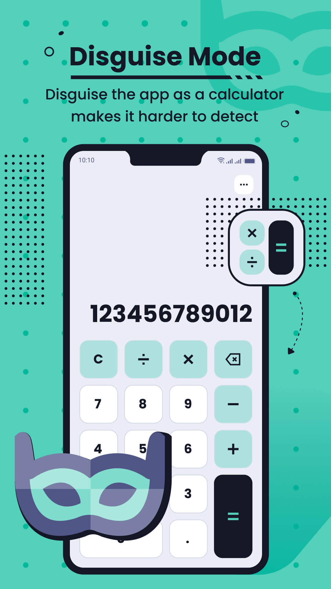 اسکرین شات 3 برنامه MSecret- Hide Photos & Videos