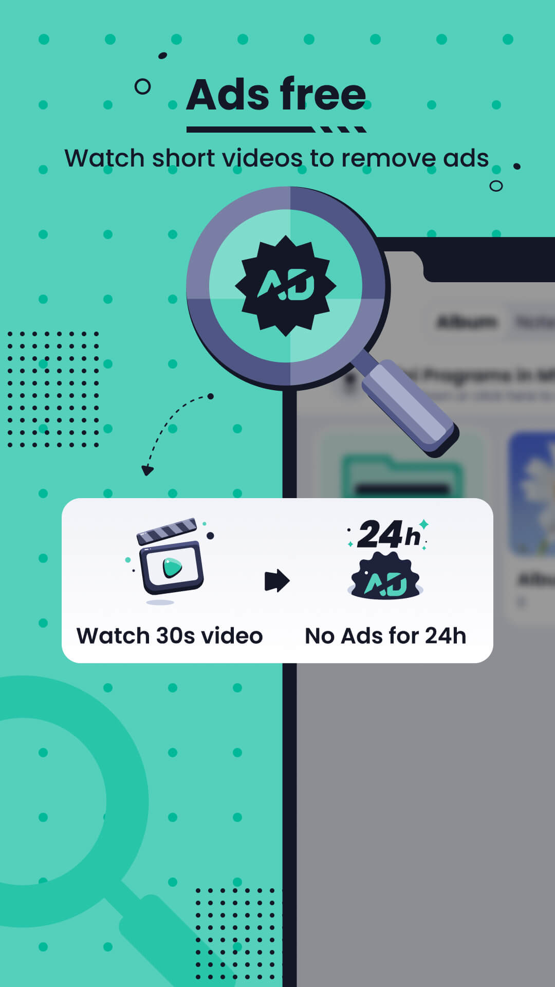 اسکرین شات 4 برنامه MSecret- Hide Photos & Videos