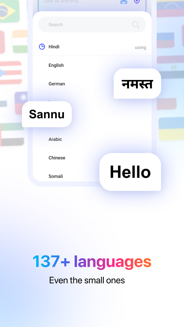 اسکرین شات 3 برنامه Hi Dictionary - Learn Language
