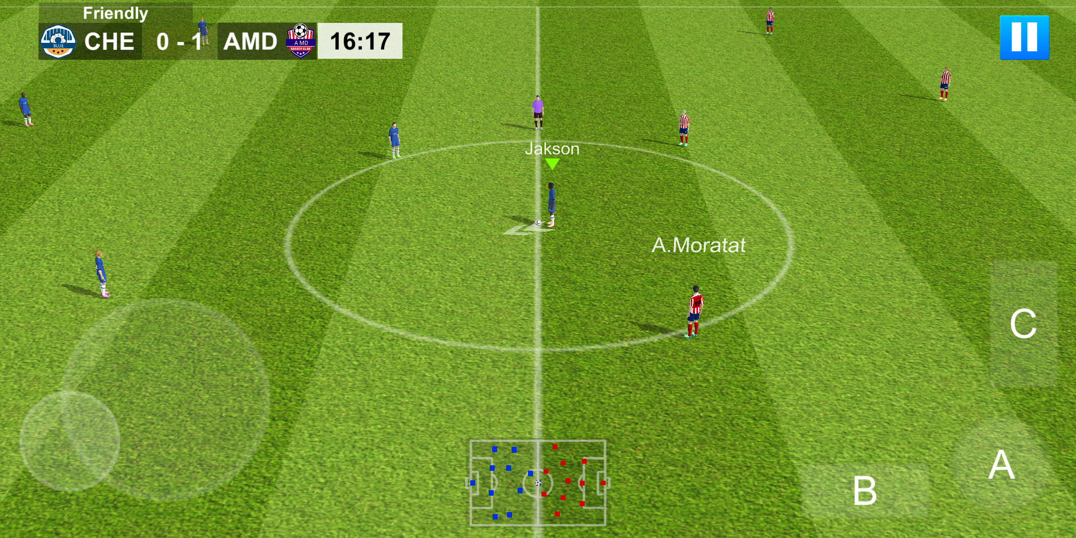 اسکرین شات 1 بازی Dream Soccer 2024