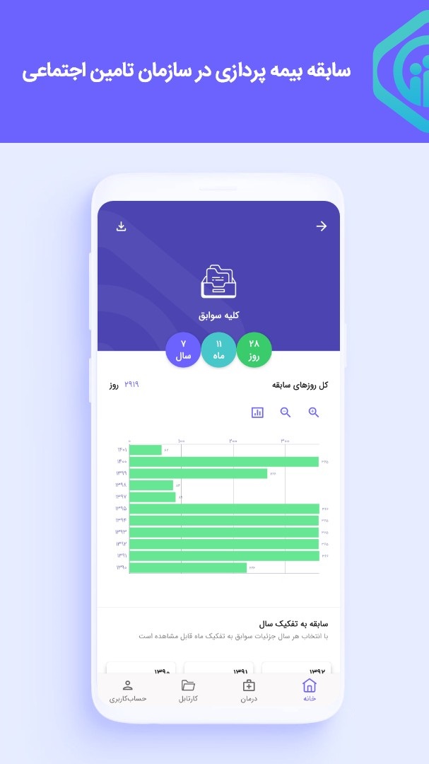 اسکرین شات 2 برنامه تامین من