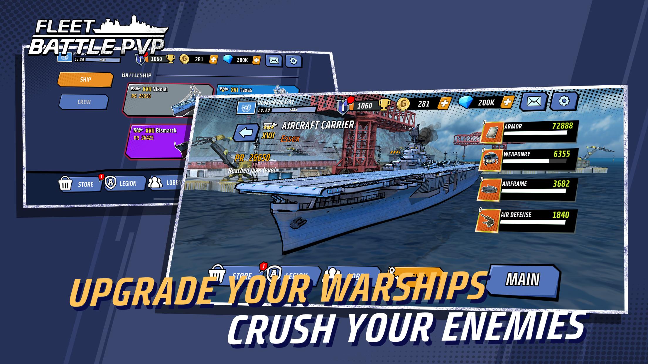 اسکرین شات 2 بازی Fleet Battle PvP