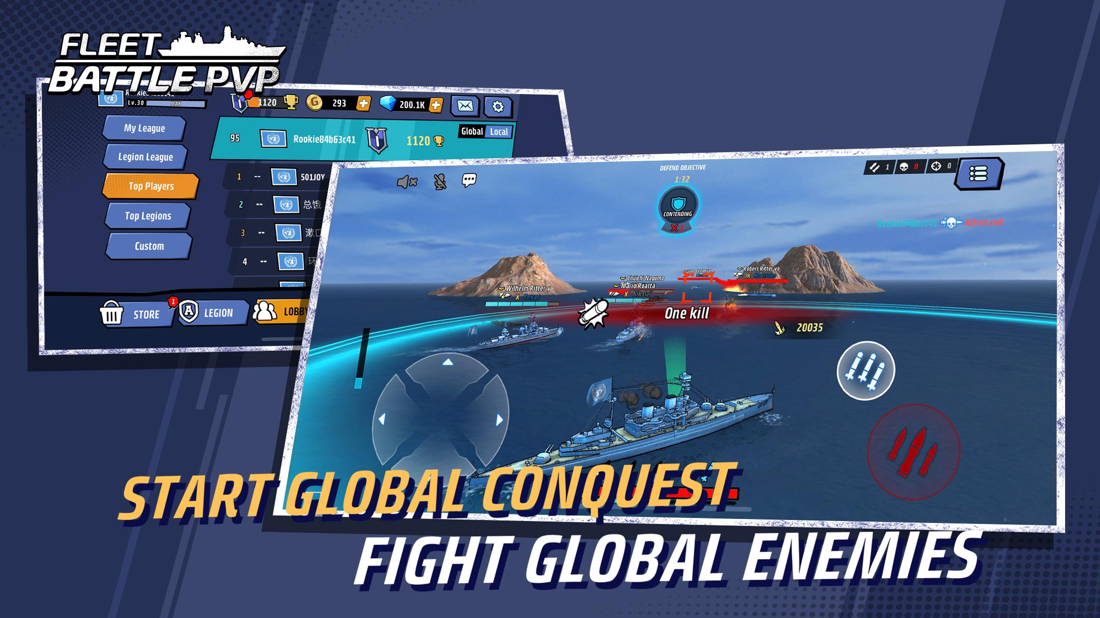 اسکرین شات 3 بازی Fleet Battle PvP