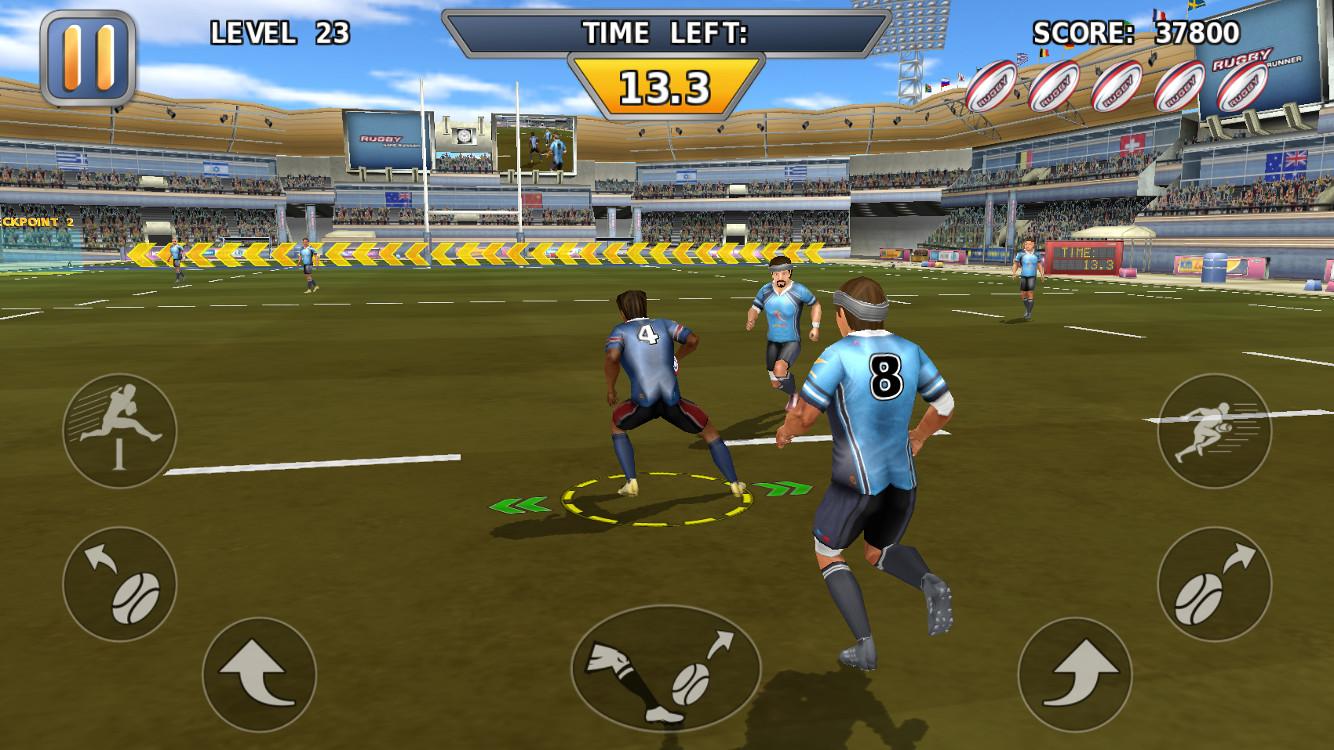 اسکرین شات 5 بازی Rugby: Hard Runner