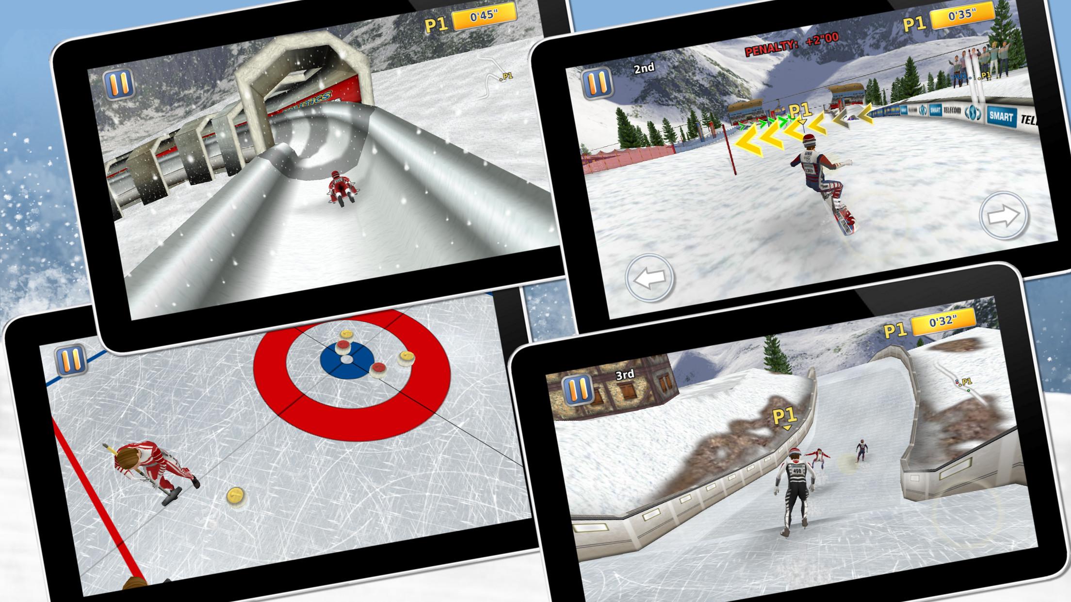 اسکرین شات 1 بازی Athletics 2: Winter Sports
