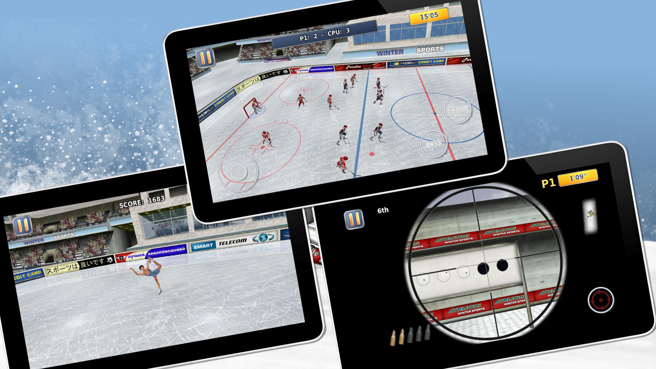 اسکرین شات 3 بازی Athletics 2: Winter Sports