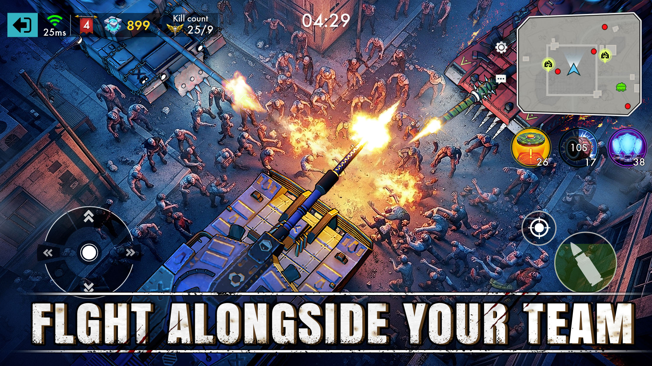 اسکرین شات 5 بازی Doomsday Tank:Zombie PVP Brawl