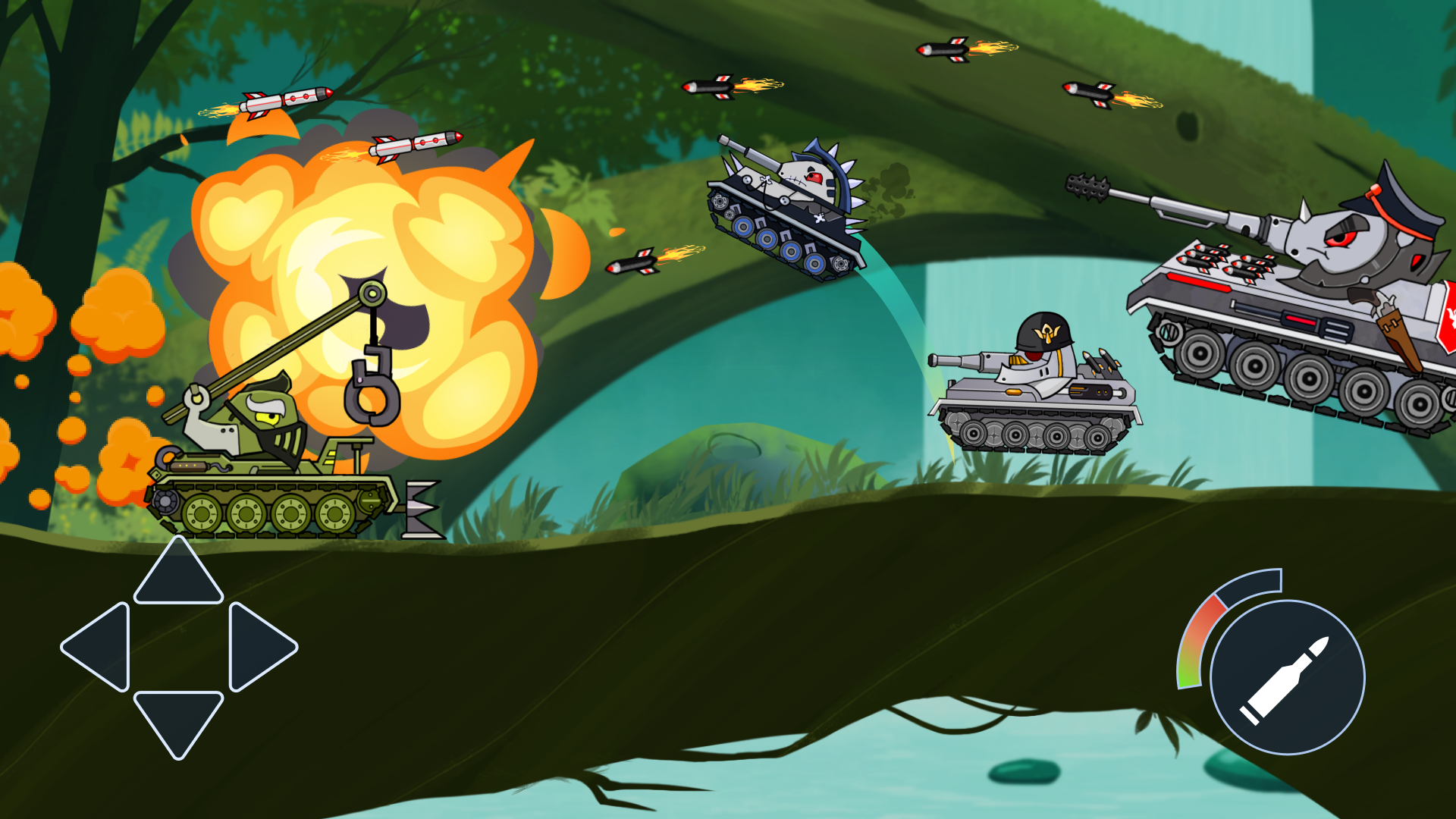 اسکرین شات 5 بازی Tank Battle - Tank War Game