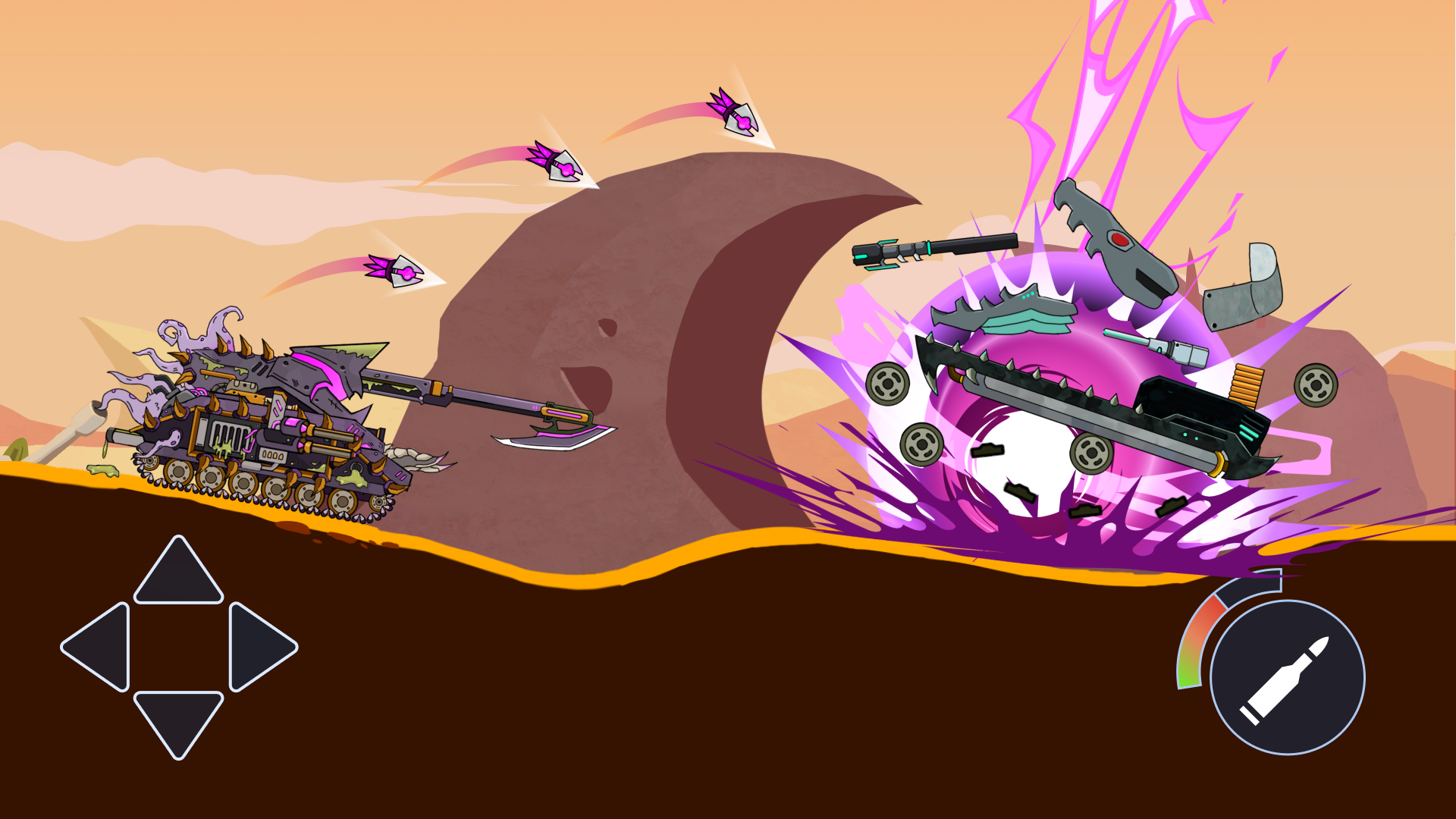 اسکرین شات 4 بازی Tank Battle - Tank War Game