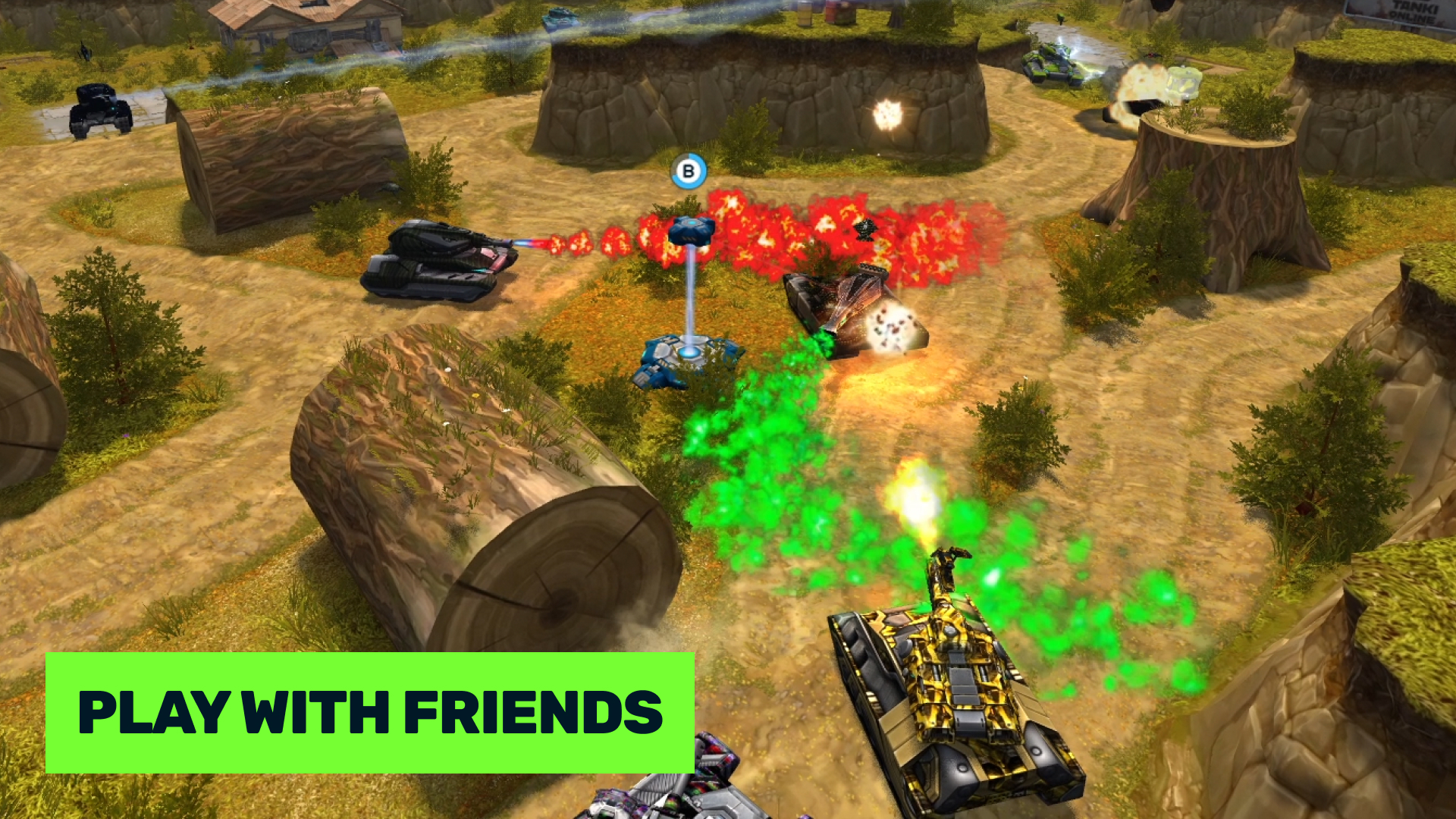 اسکرین شات 3 بازی Tanki Online: PvP Tank Battle