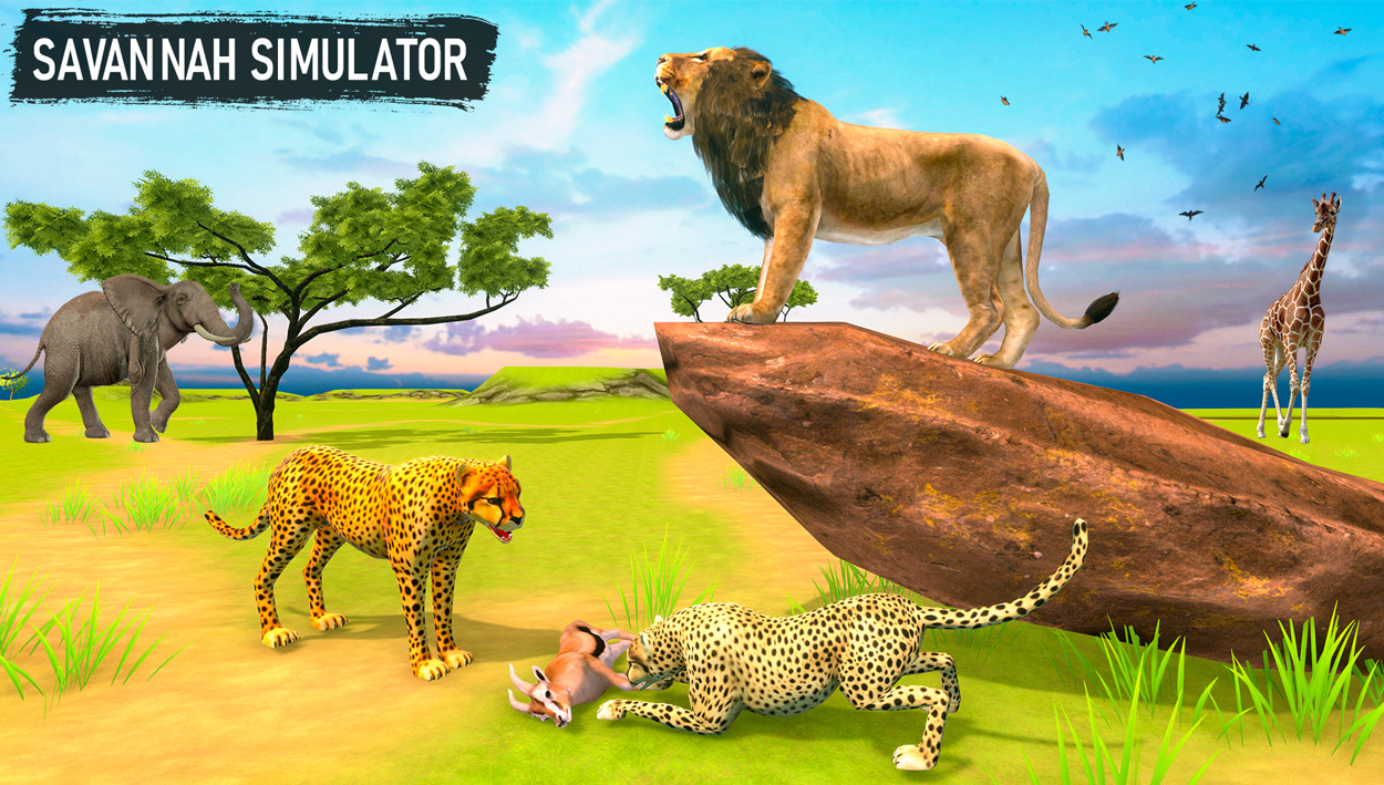 اسکرین شات 1 بازی Savanna Safari: Land of Beasts