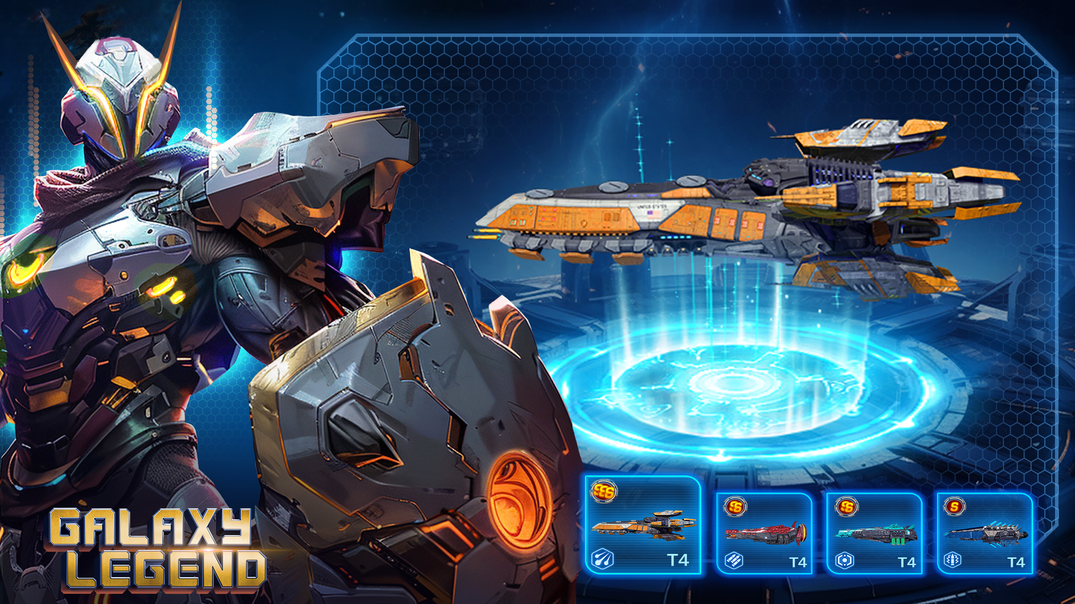 اسکرین شات 1 بازی Galaxy Legend - Cosmic Sci-Fi