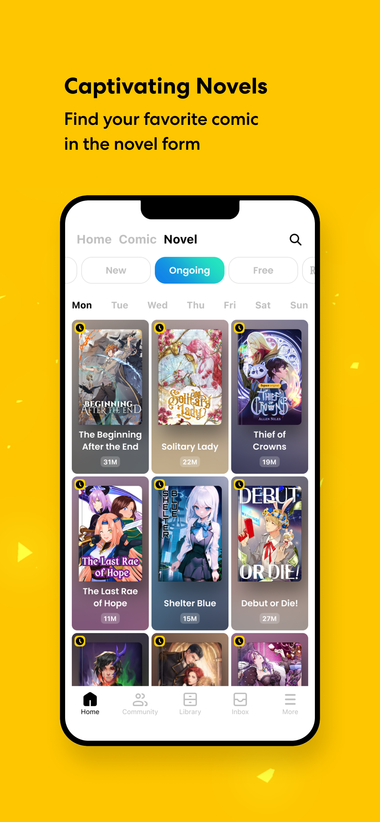 اسکرین شات 4 برنامه Tapas – Comics and Novels