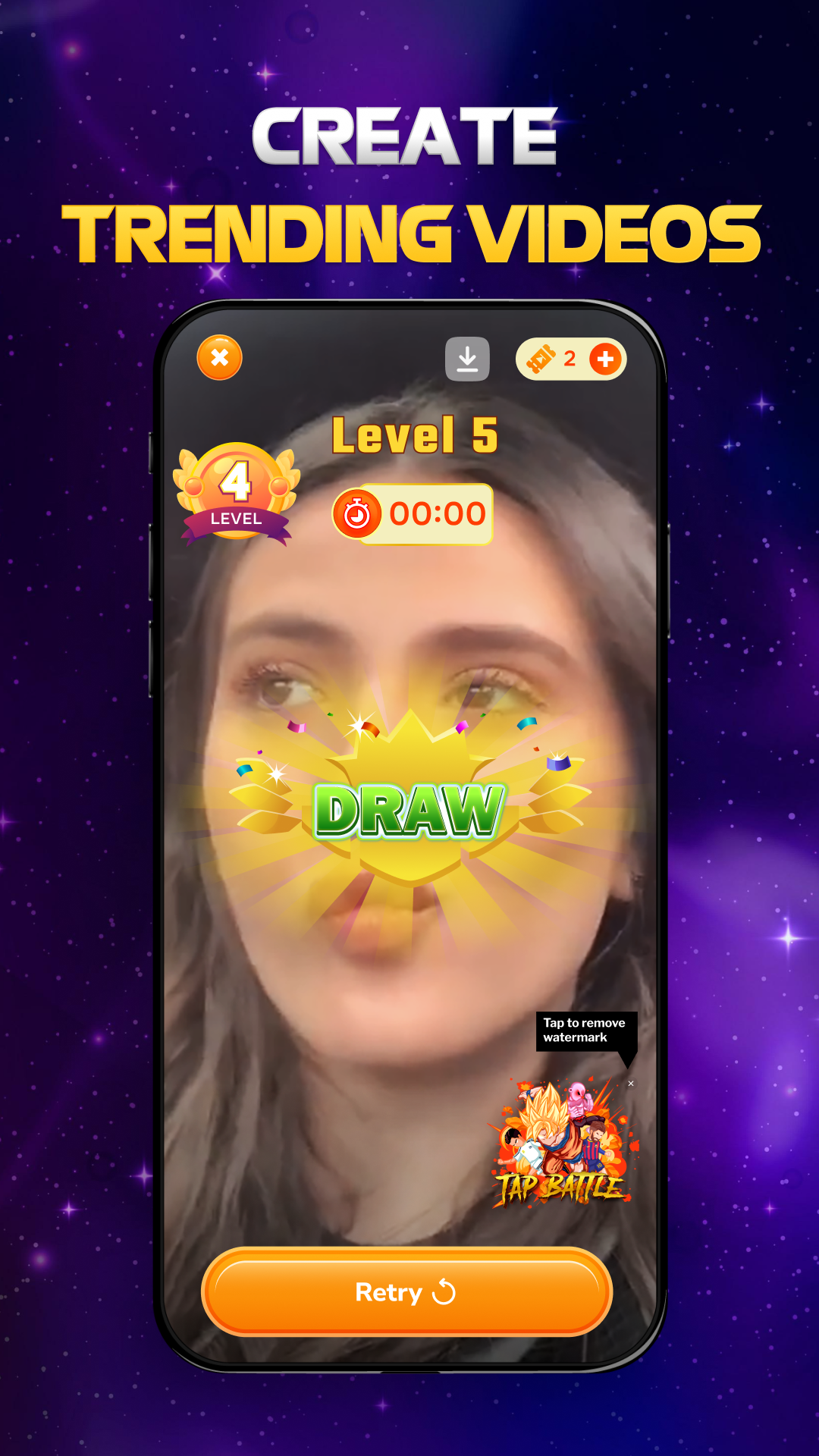 اسکرین شات 5 برنامه Tap Battle: Funny Filter