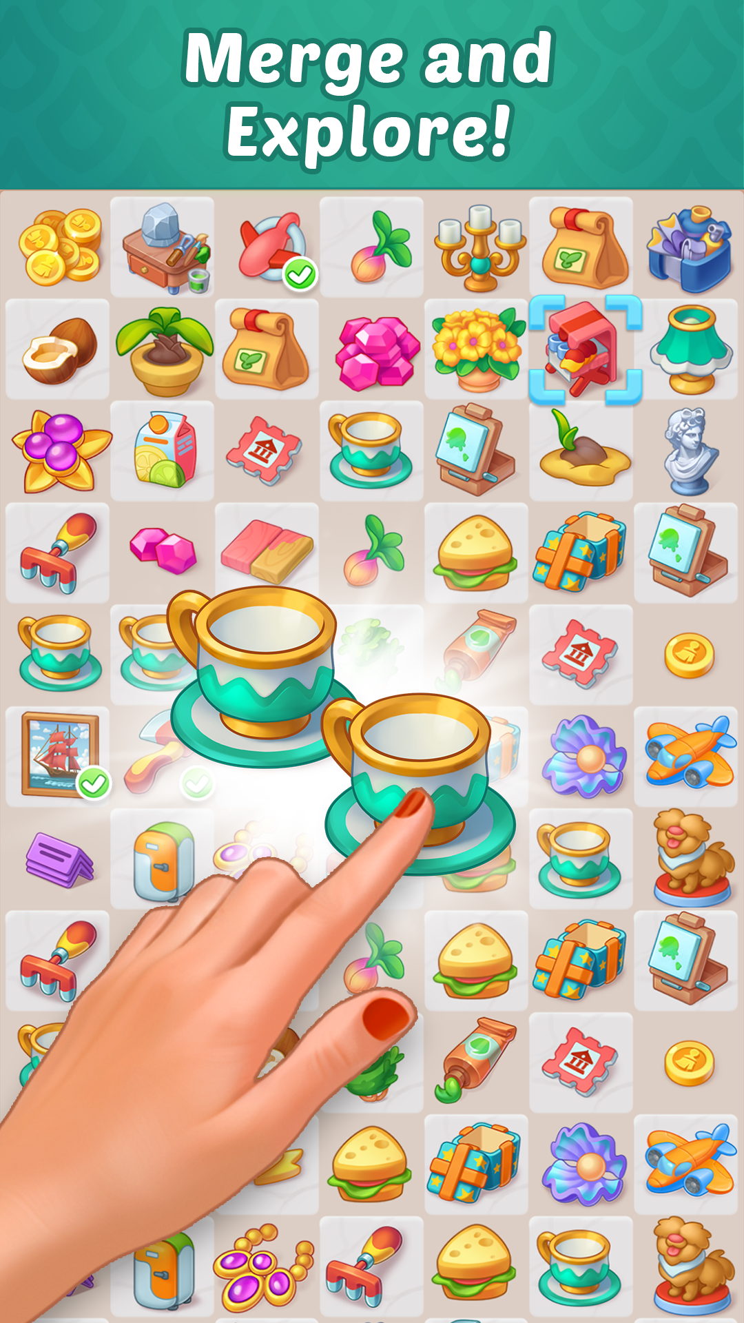 اسکرین شات 3 بازی Mansion Tale: Merge Secrets