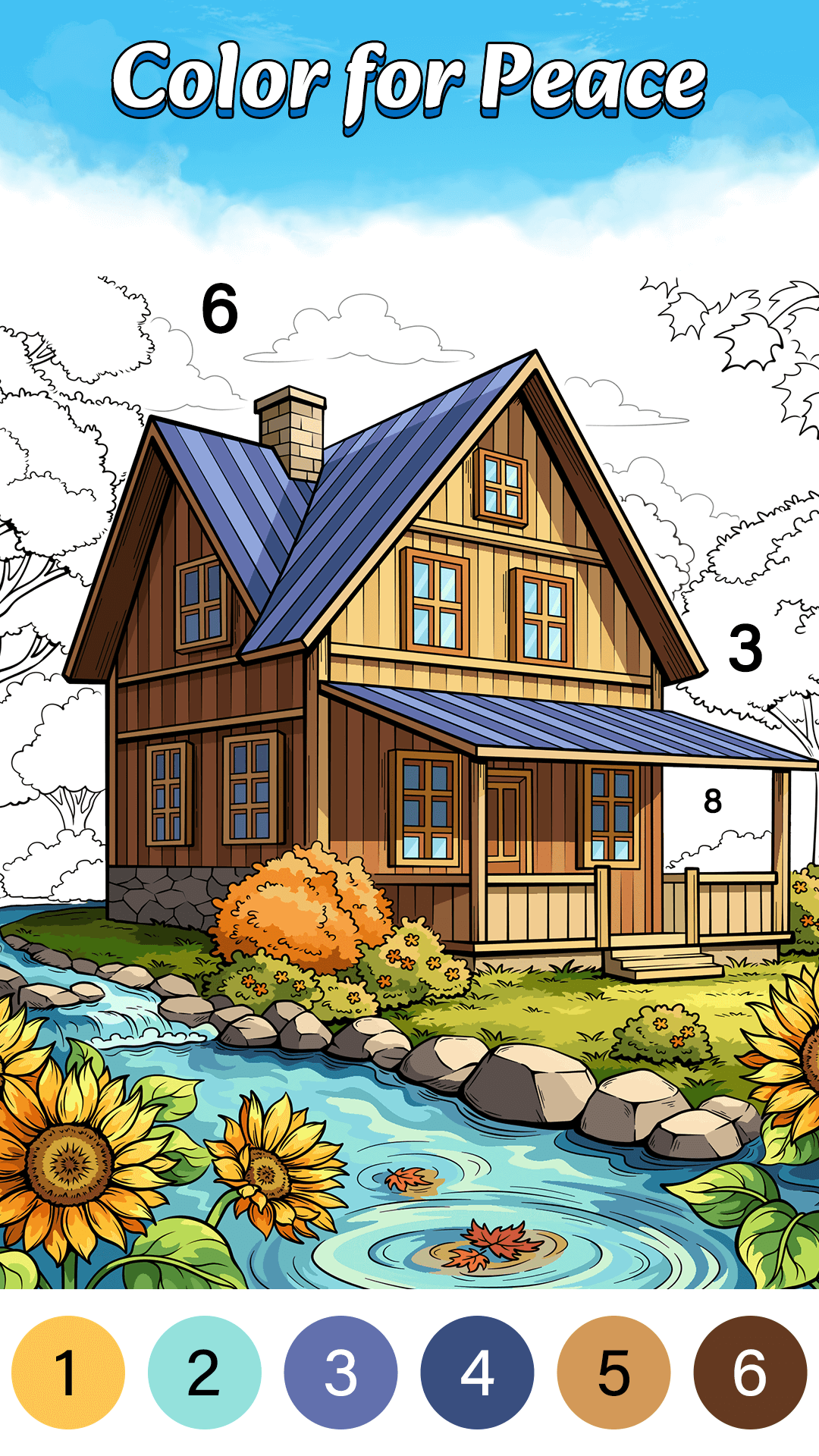 اسکرین شات 6 بازی Color Oasis - Color by Number