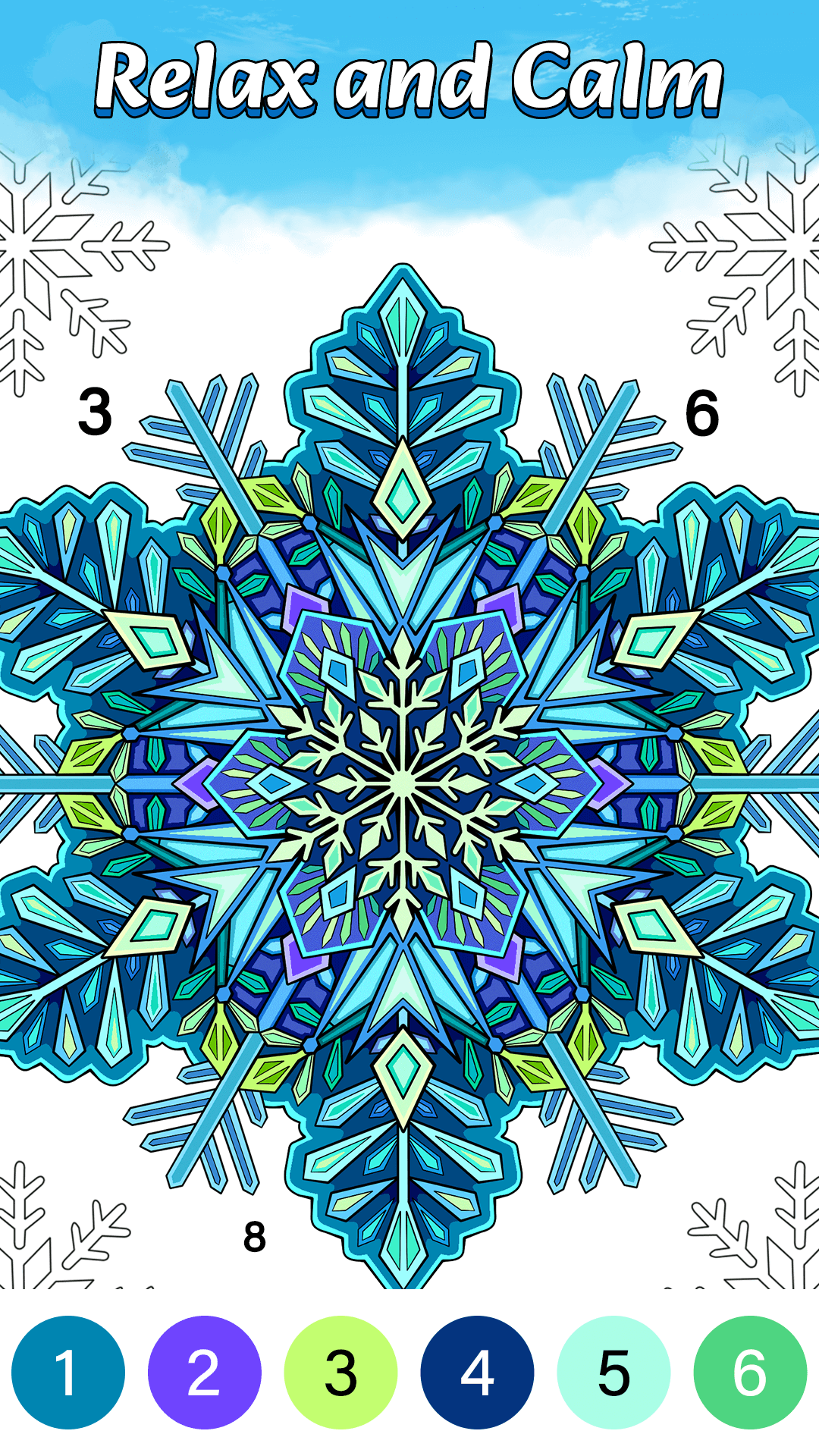 اسکرین شات 2 بازی Color Oasis - Color by Number