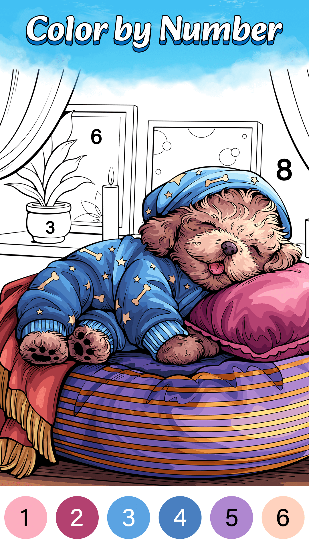 اسکرین شات 1 بازی Color Oasis - Color by Number