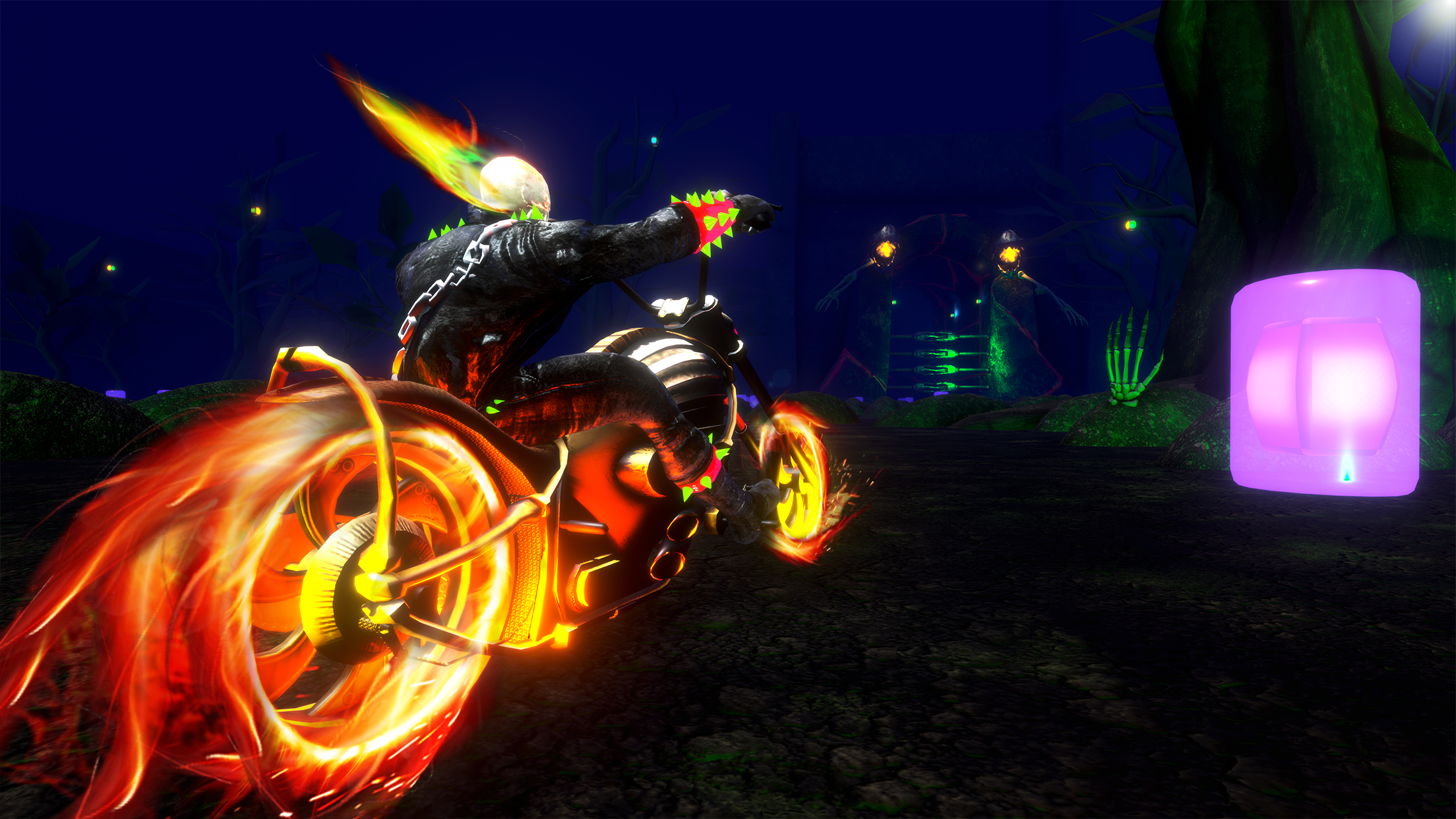 اسکرین شات 2 بازی Scary Ghost Bike Ride