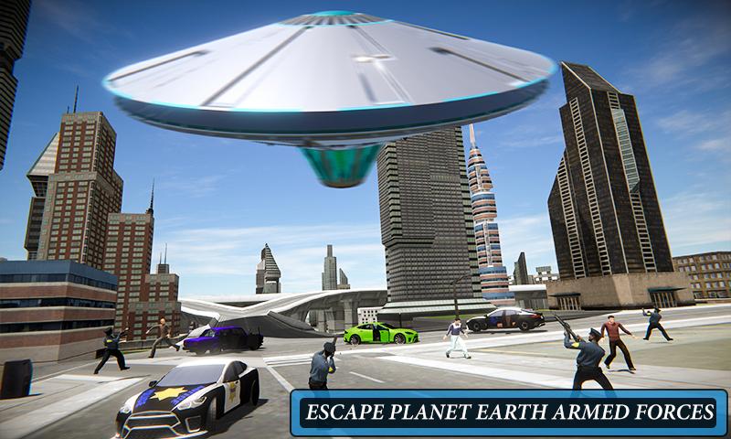 اسکرین شات 1 بازی Alien Flying UFO Space Ship