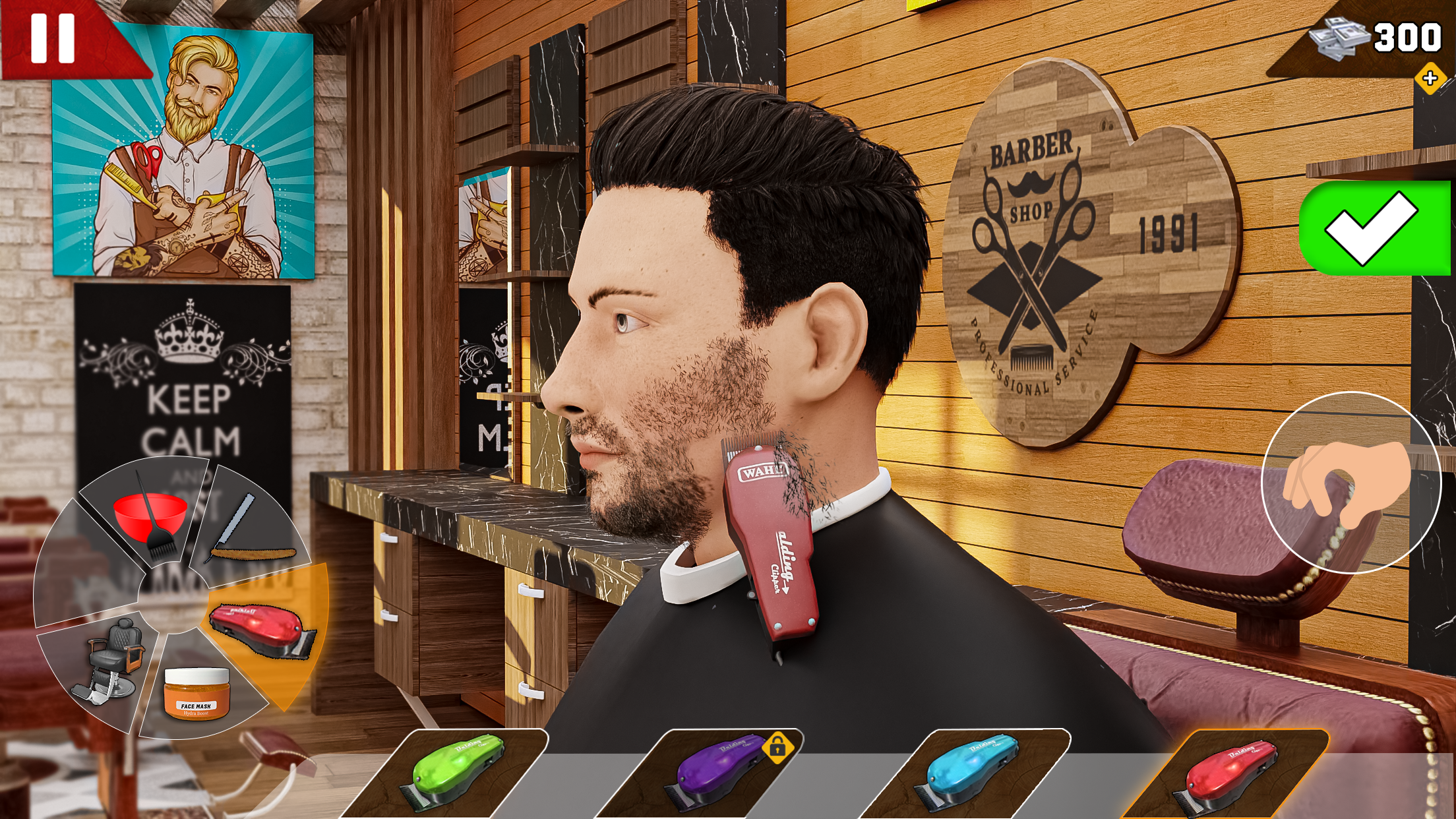 اسکرین شات 4 بازی Hair Cut Barber Shop Games