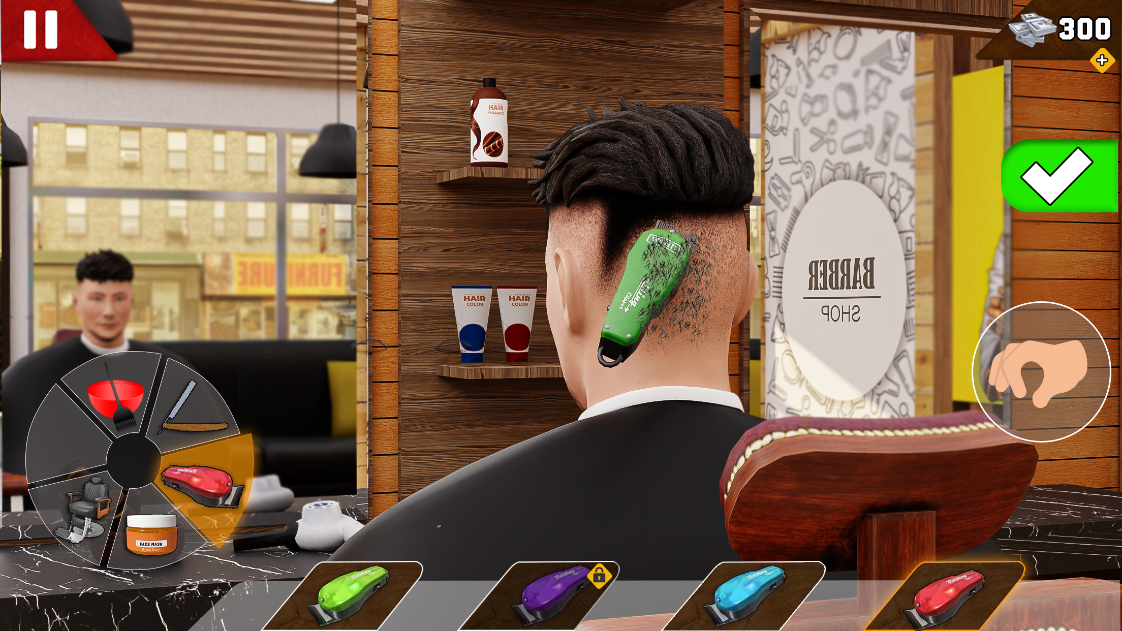اسکرین شات 2 بازی Hair Cut Barber Shop Games