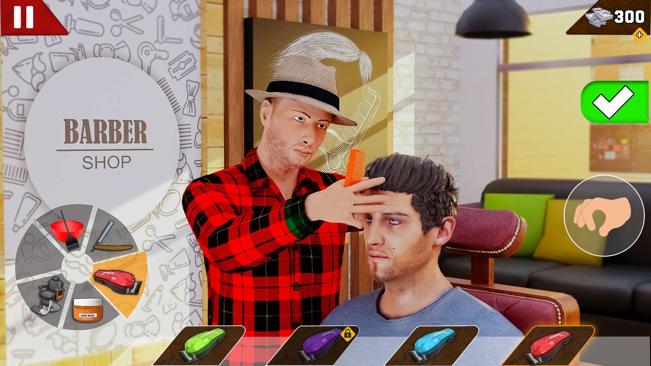 اسکرین شات 1 بازی Hair Cut Barber Shop Games