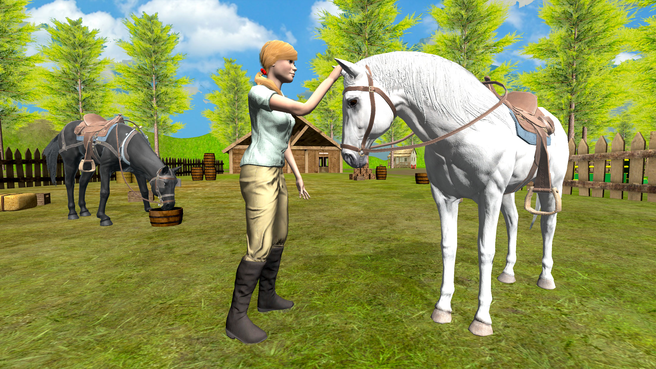 اسکرین شات 1 بازی Wild Horse Riding Simulator