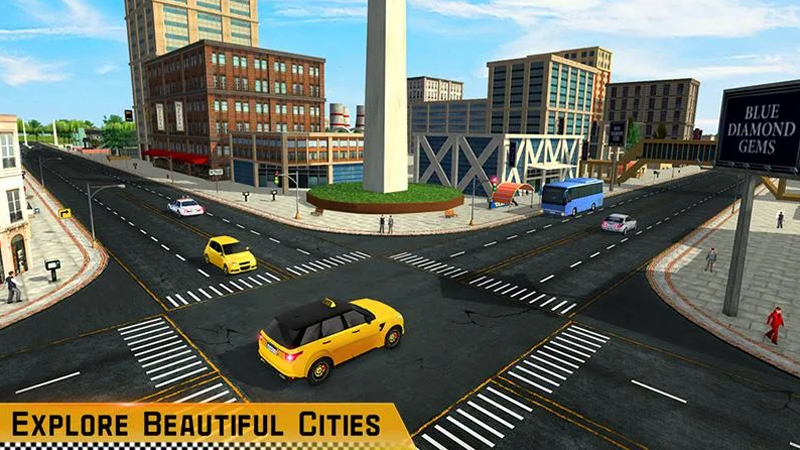 اسکرین شات 3 بازی Taxi Driver 3D