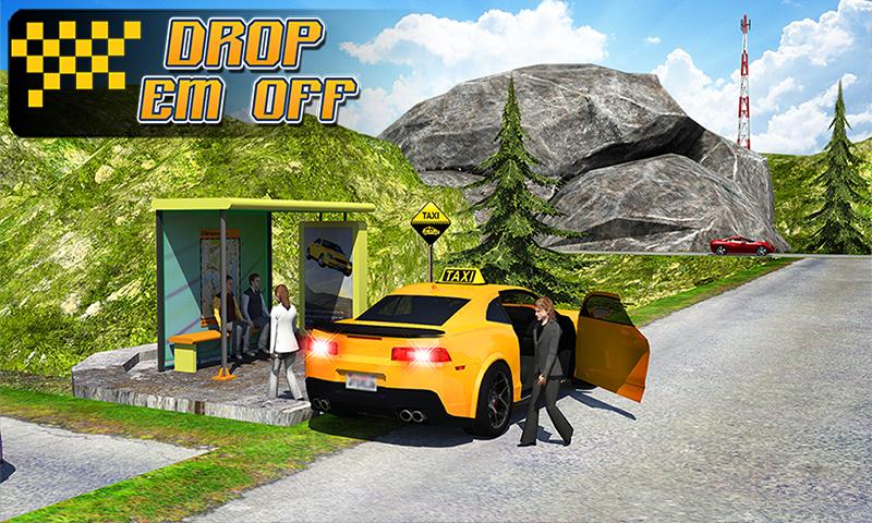 اسکرین شات 4 بازی Taxi Driver 3D : Hill Station