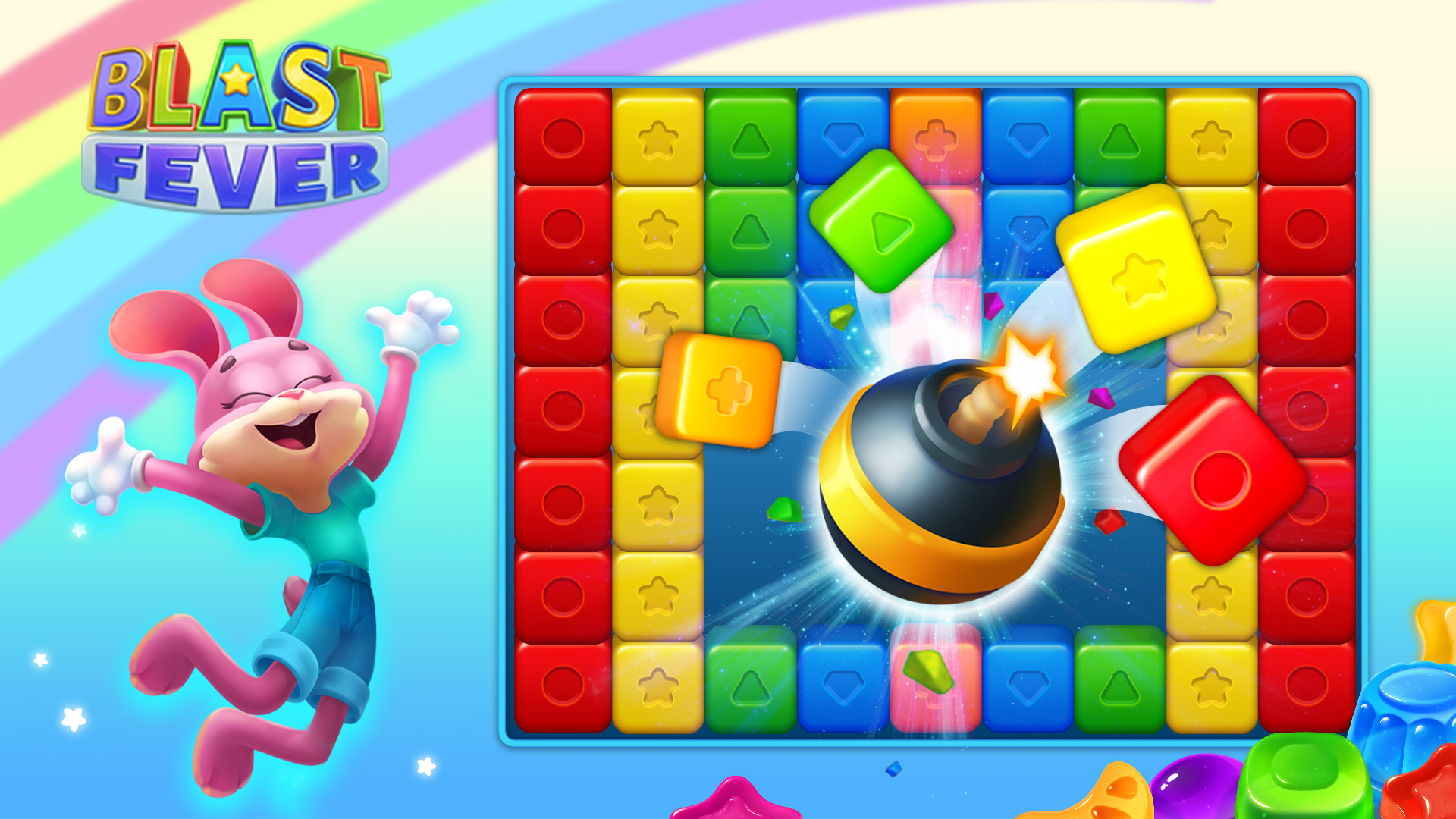 اسکرین شات 1 بازی Blast Fever - Tap to Crush