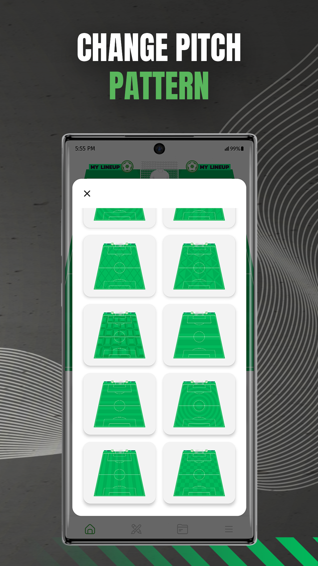 اسکرین شات 7 برنامه My Lineup: Lineup Creator