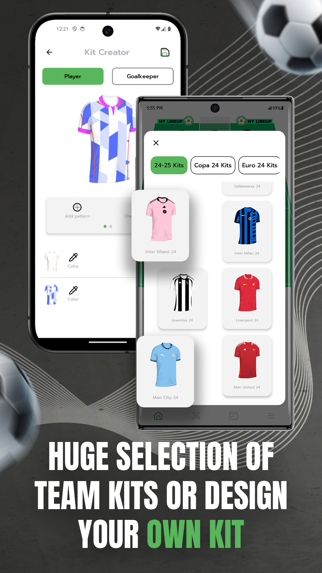 اسکرین شات 3 برنامه My Lineup: Lineup Creator