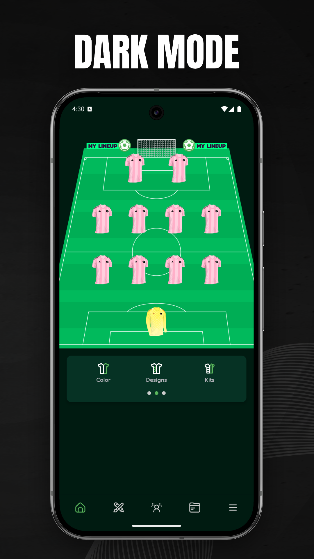 اسکرین شات 6 برنامه My Lineup: Lineup Creator