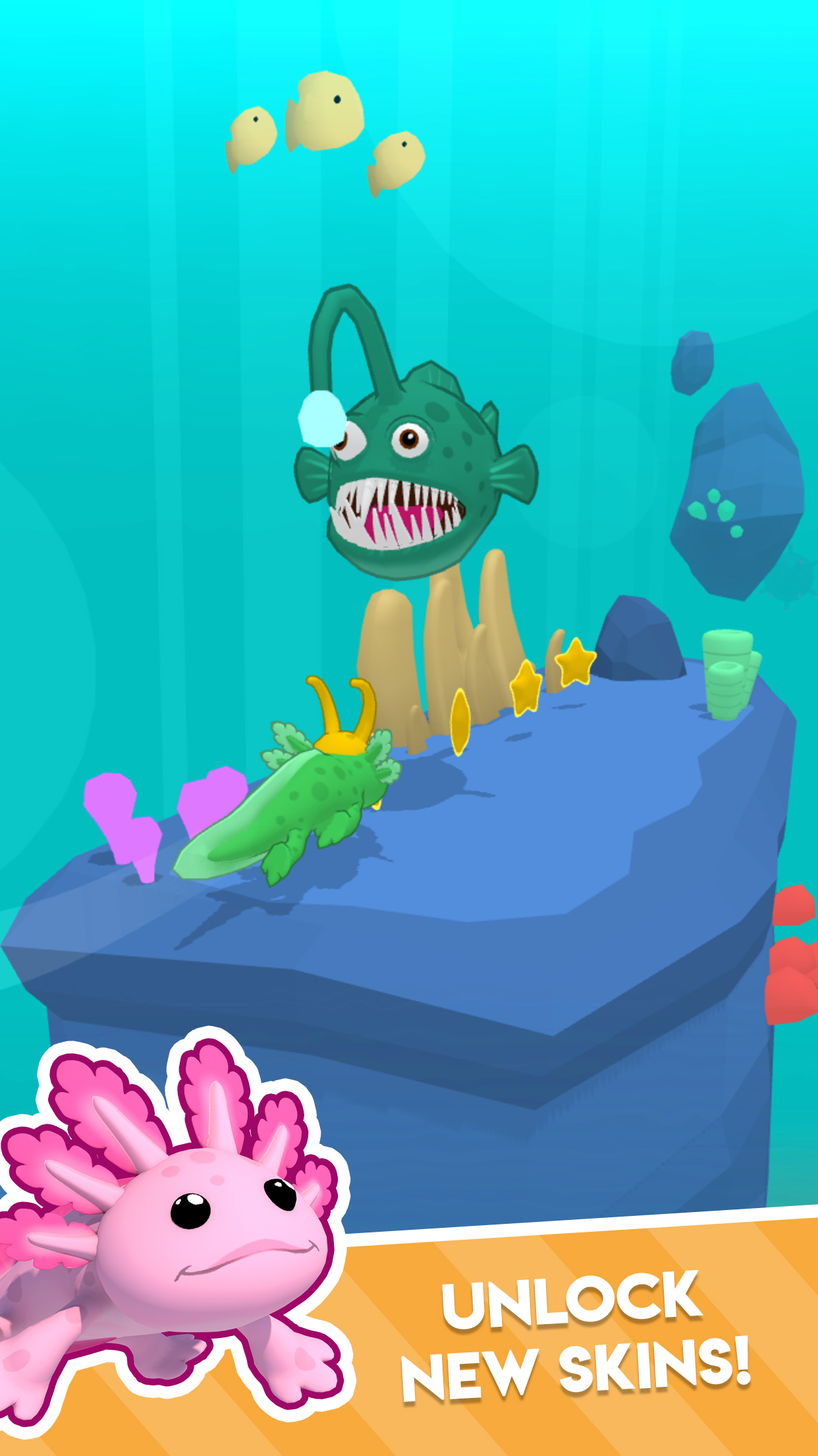 اسکرین شات 4 بازی Axolotl Rush